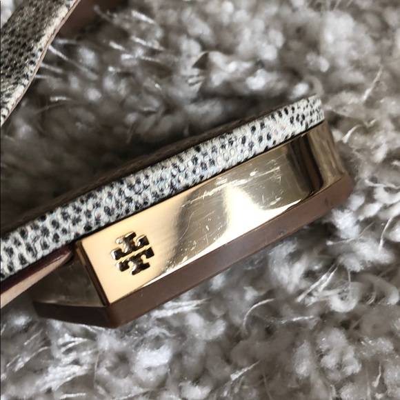 Tory Burch Snake print D’Orsay slingback flats - Picture 9 of 10